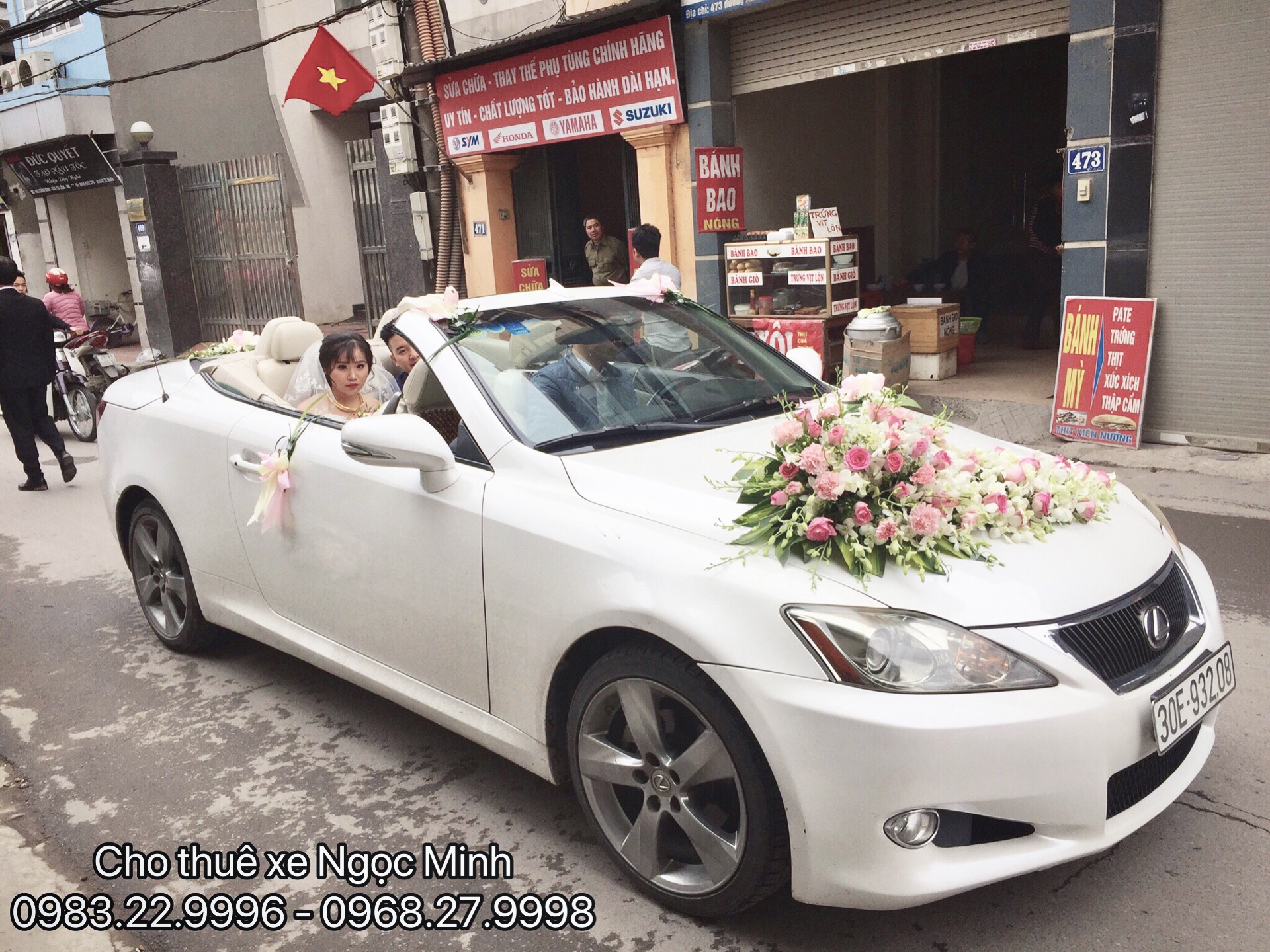 Thuê xe cưới Lexus tại Hà Nội