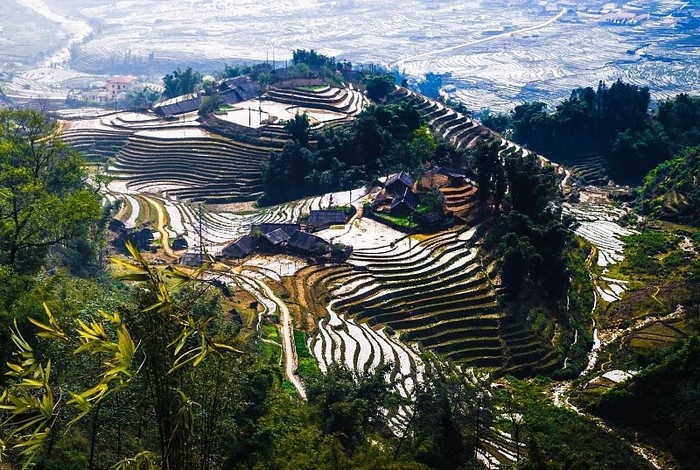 Vẻ đẹp Tả Van mùa nước đổ trong lòng thung lũng Sapa Vẻ đẹp Tả Van mùa nước đổ trong lòng thung lũng Sapa