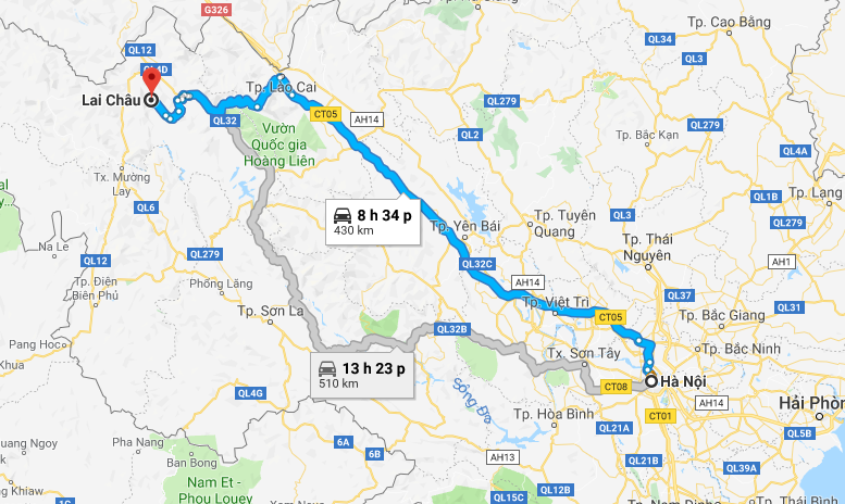 Cho thuê xe 35 chỗ đi Lai Châu trọn gói giá rẻ Cho thuê xe 35 chỗ đi Lai Châu trọn gói giá rẻ