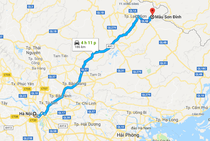 Cho thuê xe đi Mẫu Sơn, Lạng Sơn – Xe Ngọc Minh
