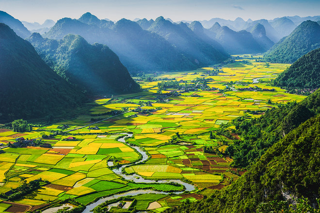 Thung lũng Bắc Sơn vào mùa đẹp mê hồn Thung lũng Bắc Sơn vào mùa đẹp mê hồn