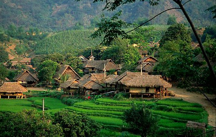 Vẻ đẹp yên bình Bản Lác - Mai Châu